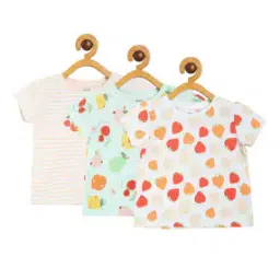 Pack of 3 Fruit Print Round-Neck Tops-47