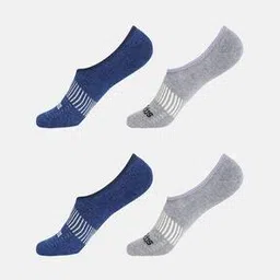 Men Pack of 4 Abstract No-show Socks-image-16