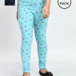 Pack of 2 Girl Floral Print Leggings-image-106