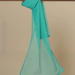 Hand Dyed Lace Border Kota Cotton Doriya Stole-image-88