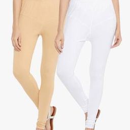Pack of 2 Ankle-Length Leggings-image-77
