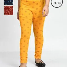 pixie n prince Pack of 3 Girl Leggings with Elasticated Waist-picture-16