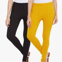 Pack of 2 Ankle-Length Leggings-image-78