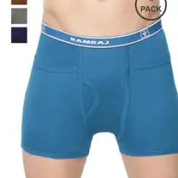 Pack of 4 Elasticated Waistband Trunks-image-48