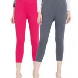 Pack of 2 Leggings with Elasticated Waistband-image-98