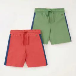 Boys Pack of 2 Sustainable Knit Shorts-image-91