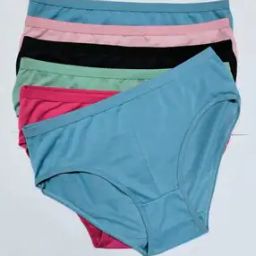 Women Pack of 6 High-Rise Seamless Cotton Briefs-image-36