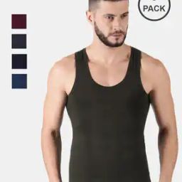 Pack of 5 Sleeveless Vest-image-39