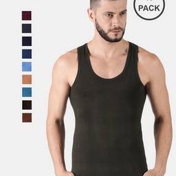 Pack of 10 Sleeveless Vest-image-76