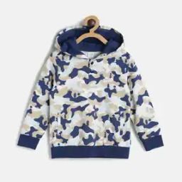 Printed Hoodie with Insert Pocket-34