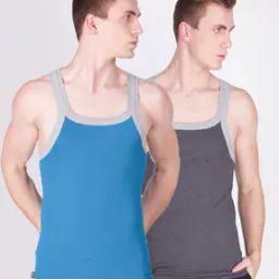 Pack of 2 Textured Sleeveless Vest-11