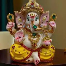 Polyresin Beautiful Ganesha Idols-21