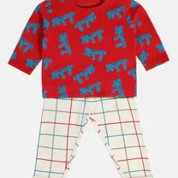 Boys Printed Cotton T-Shirt & Pants Set-picture-50