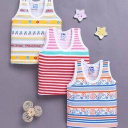 Boys Stripes Sleeveless Vest-5