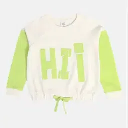 Girls Colourblock Regular Fit Sweatshirt-image-49