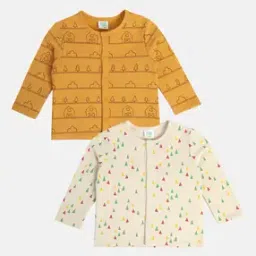 Boys Pack of 2 Printed Front-Open Jhablas-22