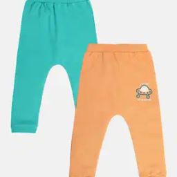 Boys Pack of 2 Cotton Joggers with Elasticated Waist-image-1