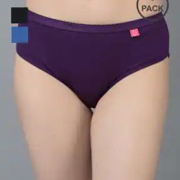 Pack of 3 Assorted Low-Rise Hipster Panties-7
