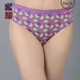Pack of 3 Assorted Printed Low-Rise Hipster Panties-6