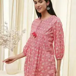 biba Women Cotton Straight Short Kurta-picture-18