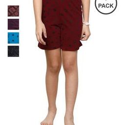 Girls Regular Fit Cotton Shorts-image-3