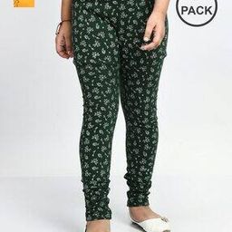 Girls Cotton Printed Ankle Length Leggings -image-7