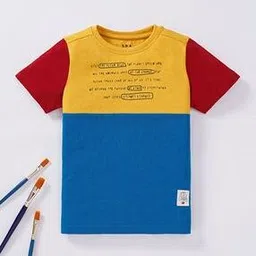ed-a-mamma Boys Colourblock Regular Fit Crew-Neck T-Shirt-picture-3