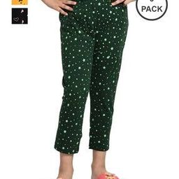 Girls Slim Fit High Rise Cotton Capris -image-105