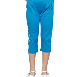 Girls Slim Fit High Rise Cotton Capris -image-106