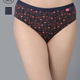 dollar Pack of 2 Printed Assorted Hipster Panties with Elasticated Waistband-picture-13