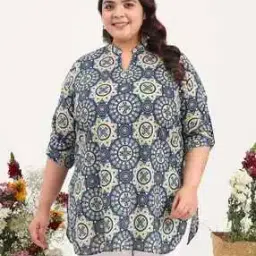 tissu Women Floral Straight Kurti-picture-8