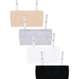 Pack of 4 Seamless Tube Bras-image-22