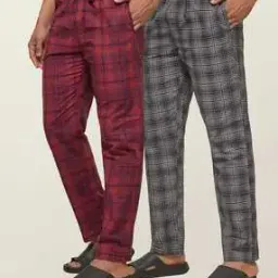 Pack of 2 Checked Pyjamas-9