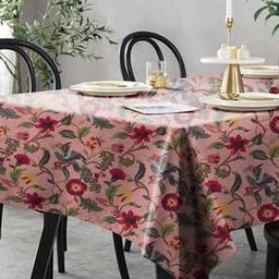  Floral Print 6-Seater Table Cover-image-42