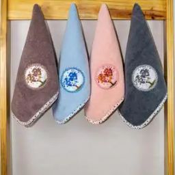Set of 4 Pure Cotton Hand Towels-78