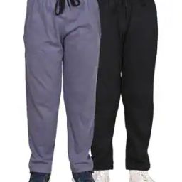 Boys Pack of 2 Cotton High Rise Track Pants-picture-10