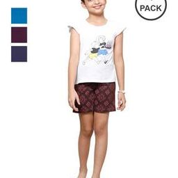 Girls Regular Fit Cotton Shorts-image-58