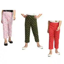 Girls Floral Pyjamas Pack Of 3-picture-53
