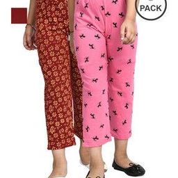  Girls Cotton Printed Pyjamas-image-57