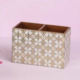 Wooden Abstract Print Caddy -48