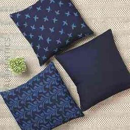 Set of 3 Handblock Print Cushion Covers-image-9