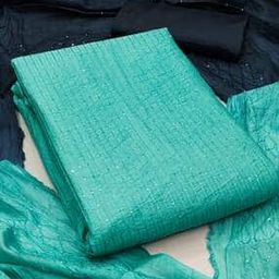 Embellished 3-Piece Unstitched Dress Material-picture-12