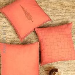 Set of 3 Handblock Print Cushion Covers-25