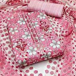 Women Printed Unstitched Dress Material-image-35