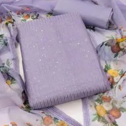 Self-design Unstitched Dress Material-image-12