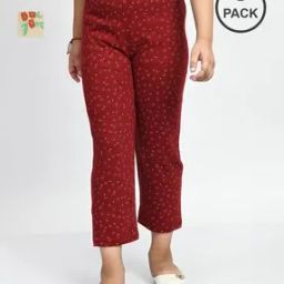 Pack of 2 Girls Cotton Printed Pyjamas -image-99