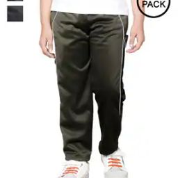 Boys Pack of 3 Colourblock Straight Track Pants-26