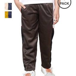 indiweaves Boys Pack of 3 Fitted Track Pants-picture-13