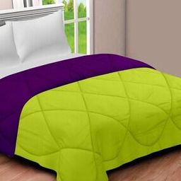 Quilted Reversible Double Bed Comforter-image-63