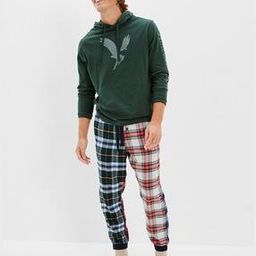 Checked Flannel Jogger Pyjamas-image-36